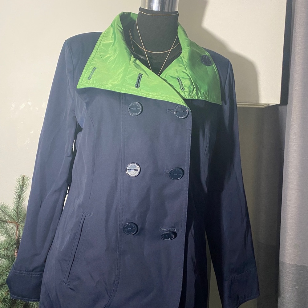 Reverso Miei…. Double sided green and Navy Coats